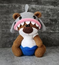 [Olga Kurchenko - Crochet Funny Bear] Bear-2, OutfitSet 'hark (ENG).jpg