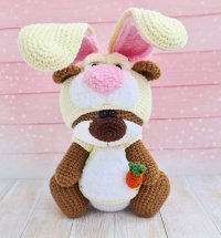 [Olga Kurchenko - Crochet Funny Bear] Bear-2, OutfitSet Rabbit (ENG).jpg