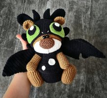 [Olga Kurchenko - Crochet Funny Bear] Bear-2, OutfitSet Dragon (ENG).jpg