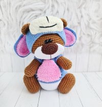 [Olga Kurchenko - Crochet Funny Bear] Bear-2, OutfitSet Eeyore (ENG).jpg