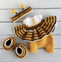 KnitToyPatterns - Bee Outfit Doll Clothes 32-33 cm by Natalya Solovieva.jpeg
