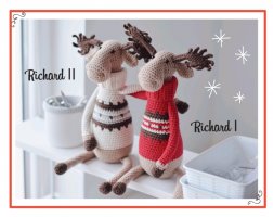 FireFly Crochet - Richard I & Richard II the Moose - Eng.jpg