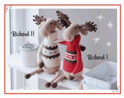 FireFly Crochet - Richard I & Richard II the Moose - Eng.jpg