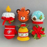 Happy Dolls Handmade Set of 6 Christmas Ornaments.jpg