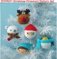 Knit Christmas Ornament Set 2014  - Amy Gaines.jpg