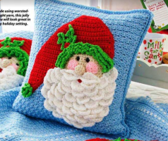 Santa afghan and pillow.png
