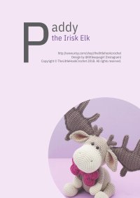 Paddy The Irish Elk by  Erinna Lee (The Little Hook Crochet - Little Aqua Girl).jpg
