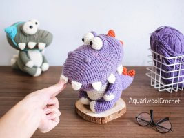 Dino The Dinosaur - AquariwoolCrochet.jpg