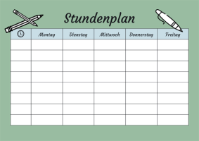 Stundenplan Vorlage » Stundenplan zum Ausdrucken.png