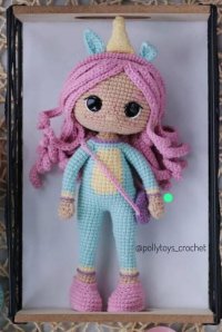 Unicorn doll - Polly toys.jpeg
