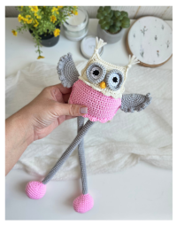 PoliKnittedToys - Fidget sensory stretchable toy - Owl.PNG