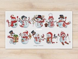 Collection of Christmas Snowmen by Vitaliya Mishchuk (1).jpg