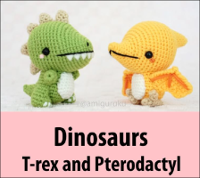 Amiguruku T-rex and Pterodactyl.PNG