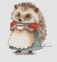 Vintage hedgehog with tea.jpg