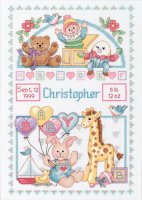 Dimensions Needlecrafts Counted Cross Stitch, Birth Record for Baby.jpg