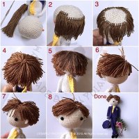 Amigurumi help - How to attach hair.jpg