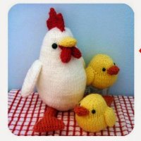 Amy Gaines - Knit Chicken and Baby Chick - angol 01.jpg