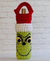 .Crochet Grinch Wine Cozy.jpg