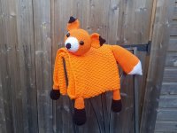 Crafting Happiness - Crochet Pattern 3 in 1 - Woodland Fox Baby Blanket. Toy, Lovey.jpg