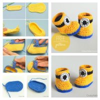 Minion-Crochet-Booties-with-Free-Pattern-1.jpg